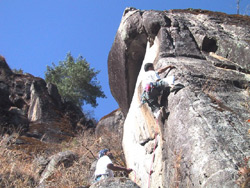 bhutan rock climbing club